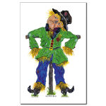 Scarecrow Watercolor 11 X 17 Poster/Print by NANCE